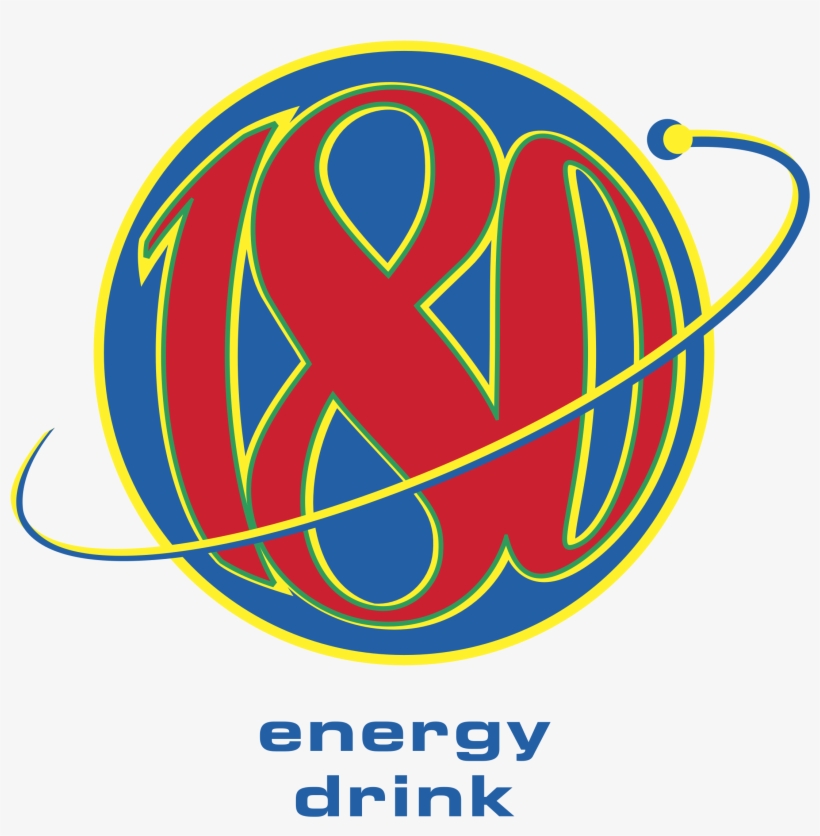 180 Energy Drink Logo Png Transparent - Energy Drink, transparent png