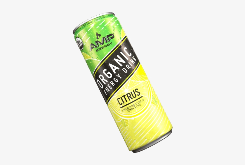Amp Organic Energy Drink, transparent png