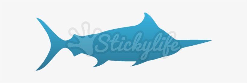 Marlin Temporary Tattoo - Atlantic Blue Marlin, transparent png