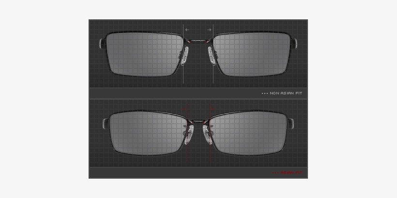 Oakley Asian Fit Vs Regular Fit - Oakley, Inc., transparent png