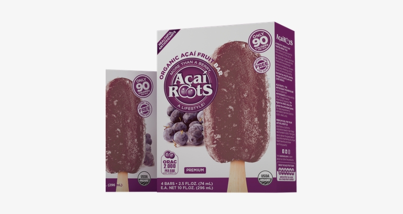 Organic Premium Açaí Fruit Bar - Acai Roots Organic Acai Pure Powder, 16-ounce Pouch, transparent png
