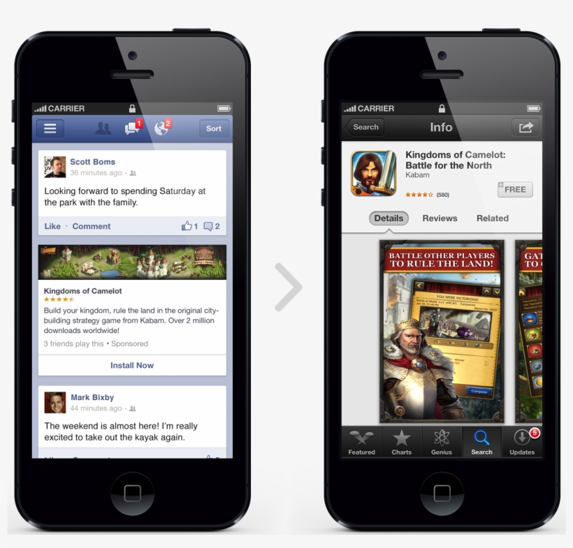 Download Transparent The Facebook App Install Ads Examples PNGkit