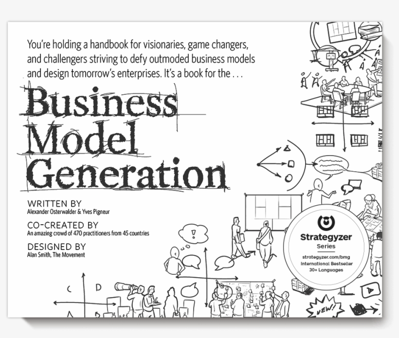 Business Model Generation Book - Business Model Generation A Handbook For Visionaries, transparent png