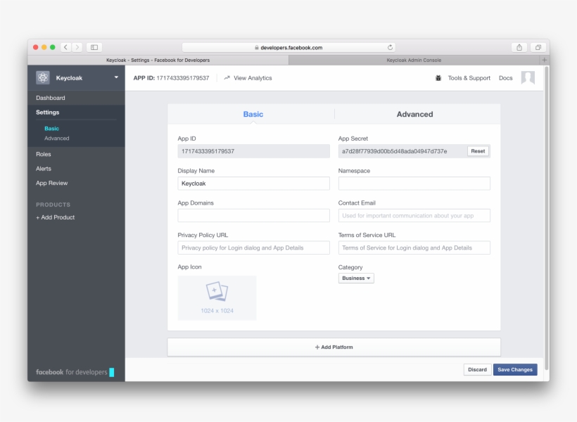 Facebook App Settings - Analyse Appel D Offre, transparent png