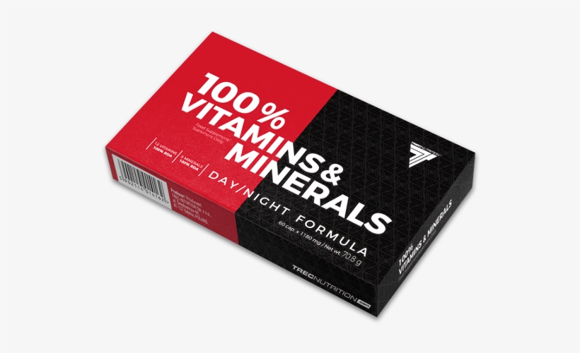 100% Vitamins & Minerals - Trec 100% Vitamins & Minerals, transparent png