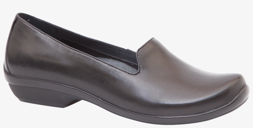 Dansko Olivia Black Nappa Leather - Slip-on Shoe, transparent png
