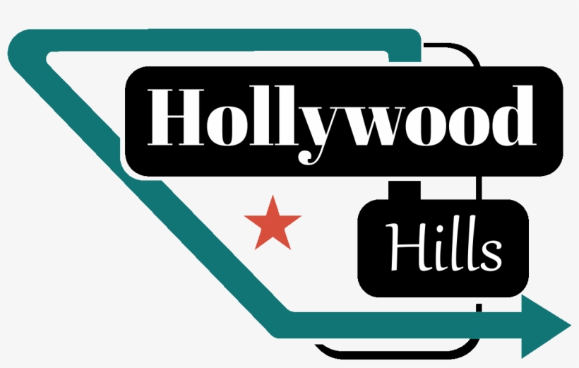 Hollywood Hills - Sign, transparent png