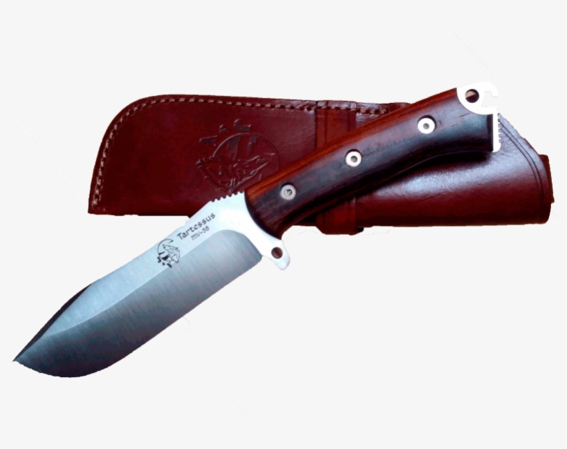 Cuchillo J&v Tartessus Madera Cocobolo - Utility Knife, transparent png
