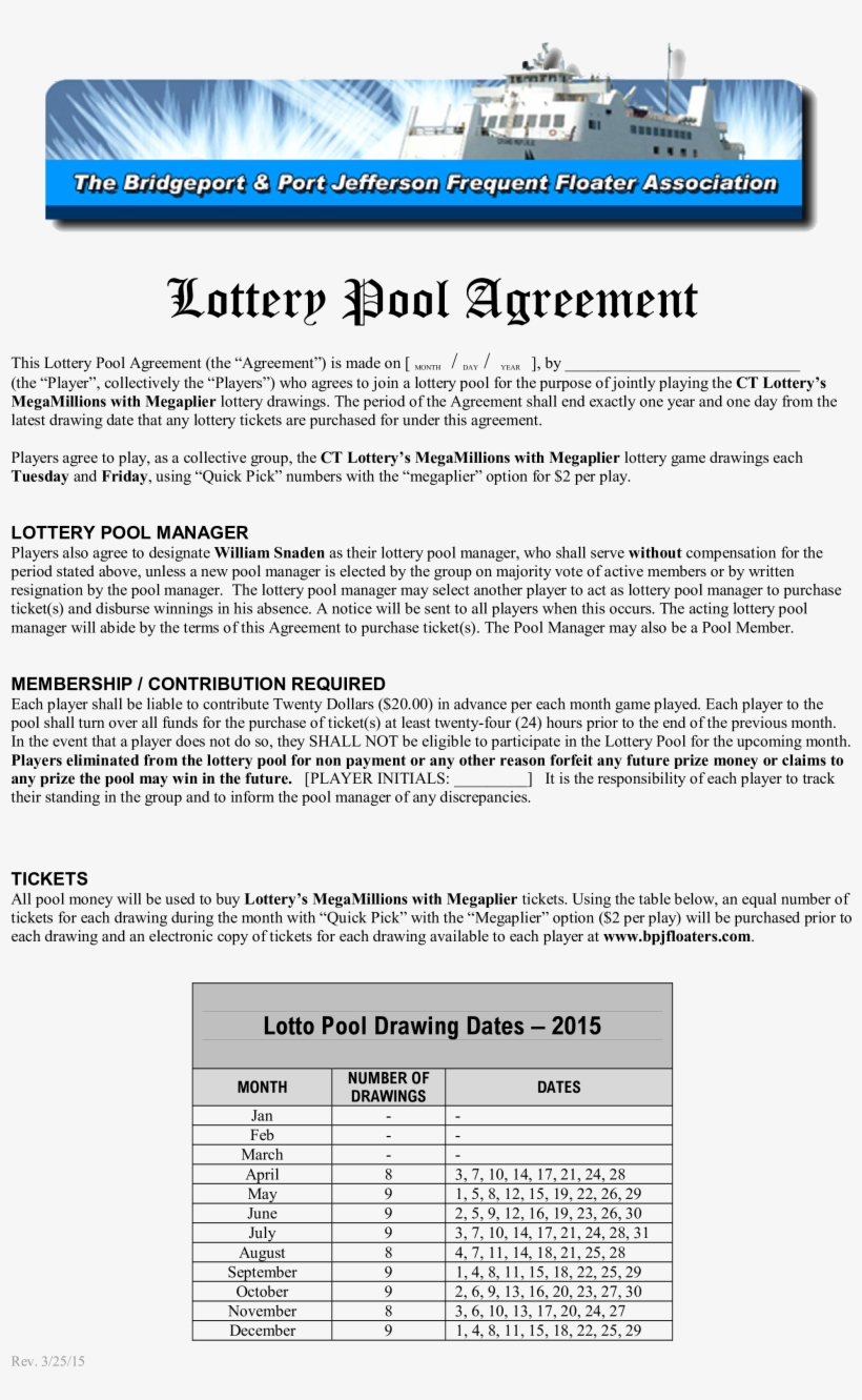 Lottery Ticket Pool Agreement Main Image - Lottery, transparent png