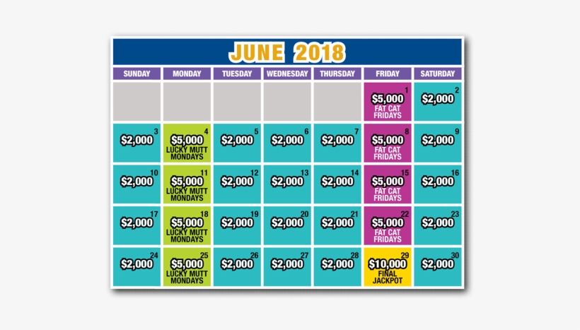 Prize To Be Won Every Day In June - Number, transparent png