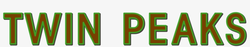 Twin Peaks Logo - Twin Peaks Title Png, transparent png
