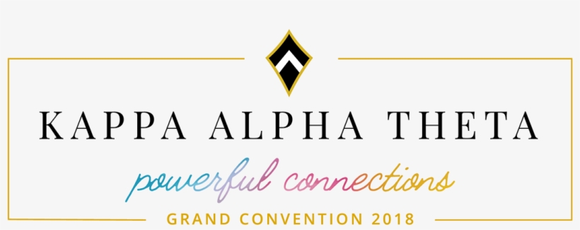 Thank You - Kappa Alpha Theta Logo, transparent png