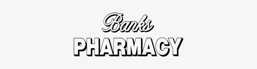 Banks Pharmacy Logo - Calligraphy, transparent png