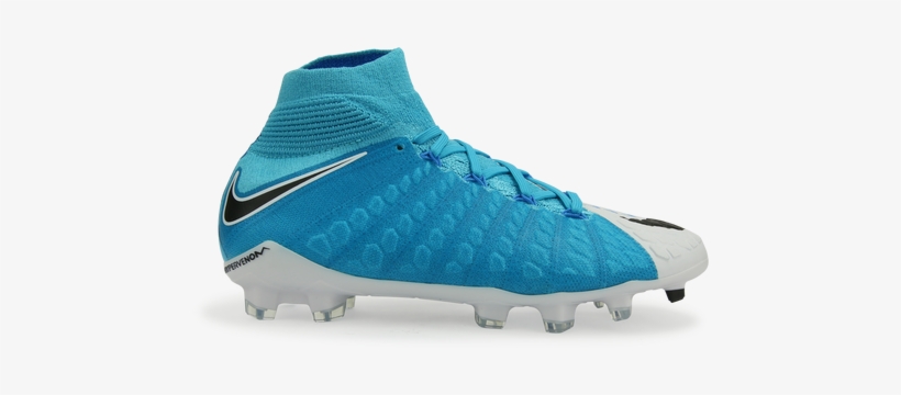 Nike Kids Hypervenom Phantom Iii Dynamic Fit Fg White/blue/photo - Scarpe Da Calcio Nike, transparent png