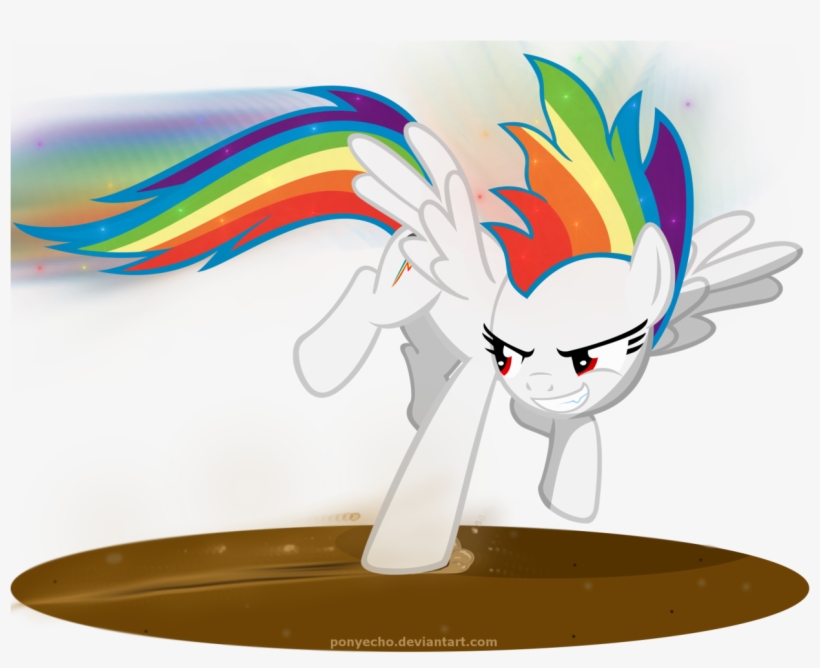 Ponyecho, Flying, Motion Blur, Rainbow Dash, Safe, - Cartoon, transparent png