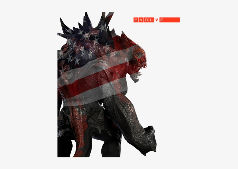 Murica - Evolve Goliath Magma Skin, transparent png