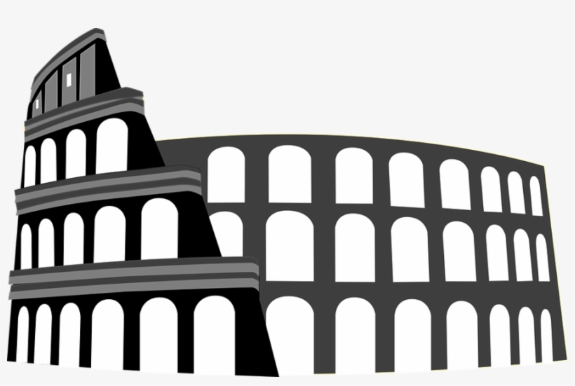 Colosseum Vector Png Clipart Colosseum Roman Forum - Colosseum Clipart, transparent png