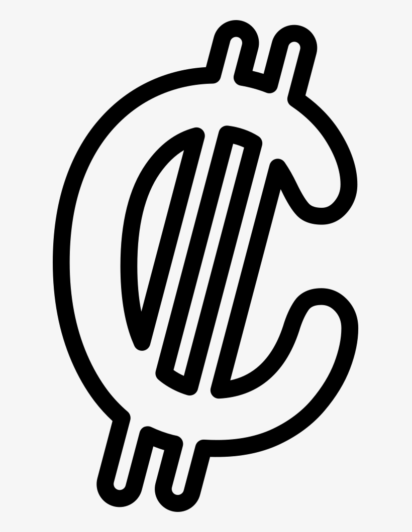 Costa Rica Colon Currency Symbol - Currency Symbol, transparent png