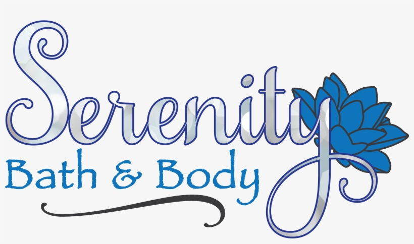 Serenity Bath And Body Is An All-natural Handmade Bath - Calligraphy, transparent png