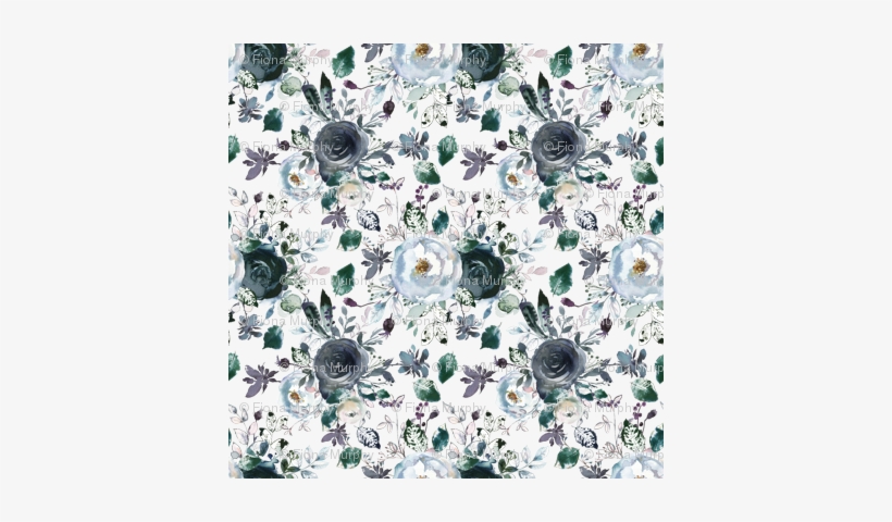 Navy Blue Floral Print - Boho Marine-pfingstrosen-hochzeit Danken Ihnen | Karte, transparent png