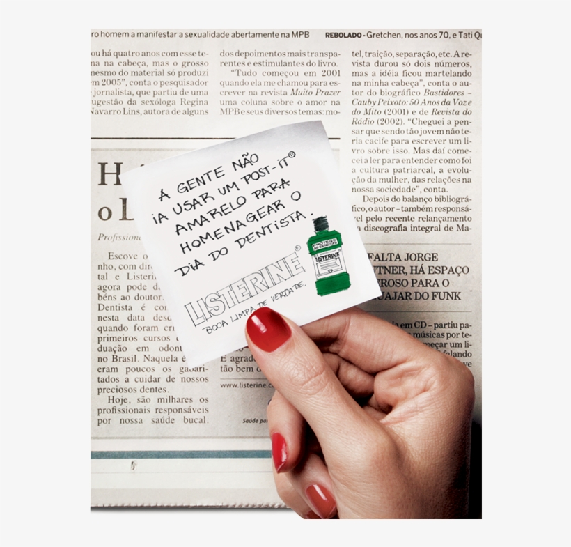 “we Just Couldn't Use A Yellow Post-it To Celebrate - Advertising, transparent png