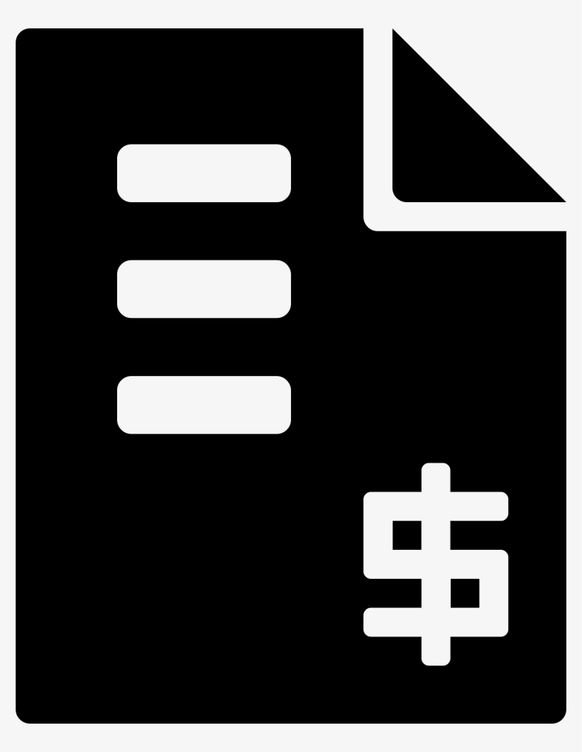 Invoice Comments - Icon, transparent png