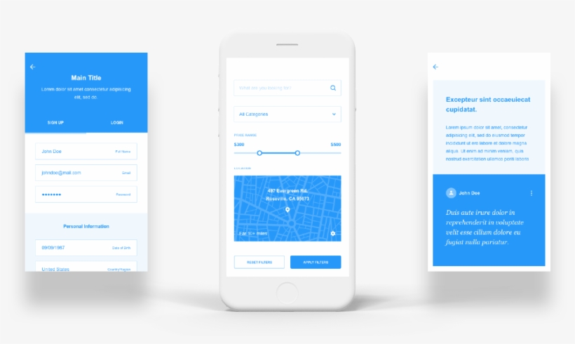 Make Prototypes Like This - Website Wireframe, transparent png