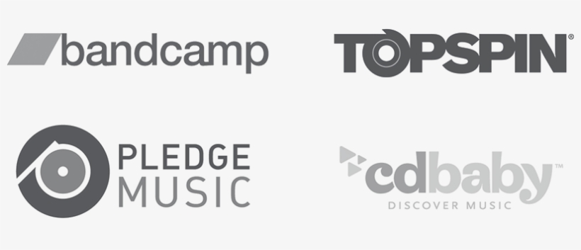 Connect External Stores Like Topspin, Itunes, Cdbaby - Monochrome, transparent png