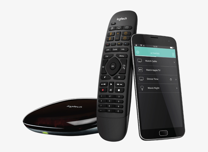 Logitech Harmony Home Control Gallery - Logitech Harmony Companion Universal Remote Control, transparent png
