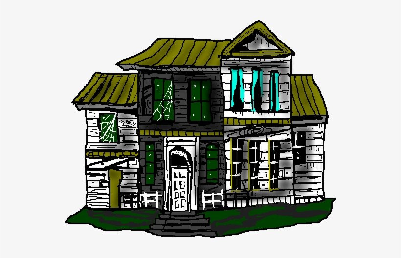 Top 91 Haunted House Clip Art - Creepy House Clip Art, transparent png