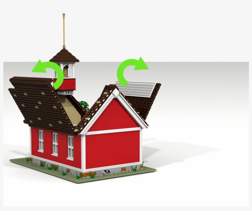 The Old Schoolhouse - Roof, transparent png