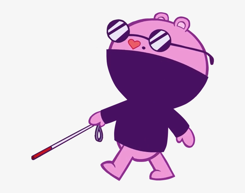 Blind Mole Cartoon - Happy Tree Friends Blind, transparent png