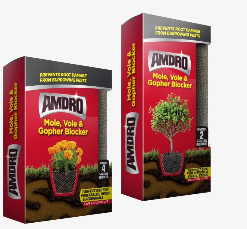 1 Gal 4 Pk - Amdro Mole, Vole & Gopher Blocker 1-gal, transparent png