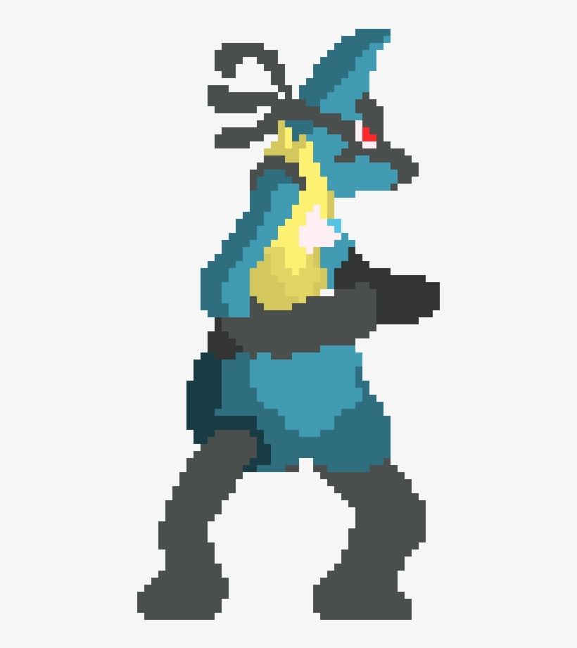 Mega Lucario Idle - Illustration, transparent png
