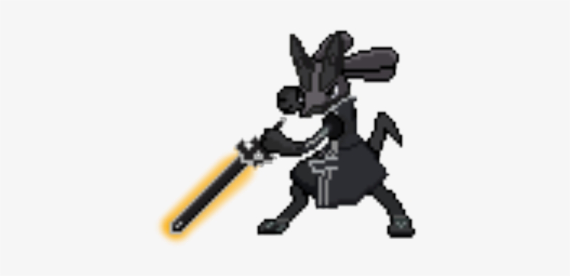 Beater Lucario Front - Lucario Aura Project Pokemon, transparent png