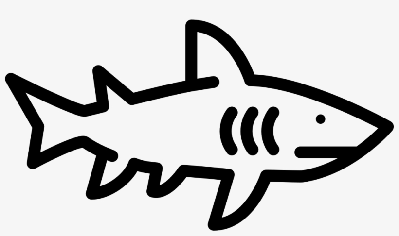 Png File - Cartoon Shark Facing Right, transparent png