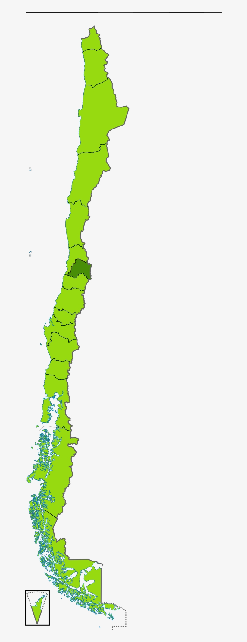 Mapa De Chile Por Idh - Chile, transparent png