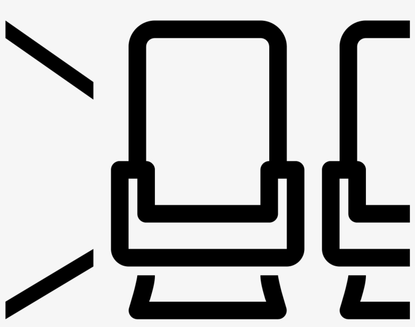 Aircraft Seat Aisle Icon - Plane Seat Icon, transparent png