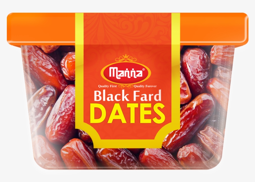 Manna Black Fard Dates 200g, transparent png
