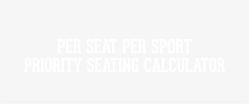 Per Seat Per Sport Priority Seating Calculator - Think Like A Warrior: The Five Inner Beliefs That Make, transparent png