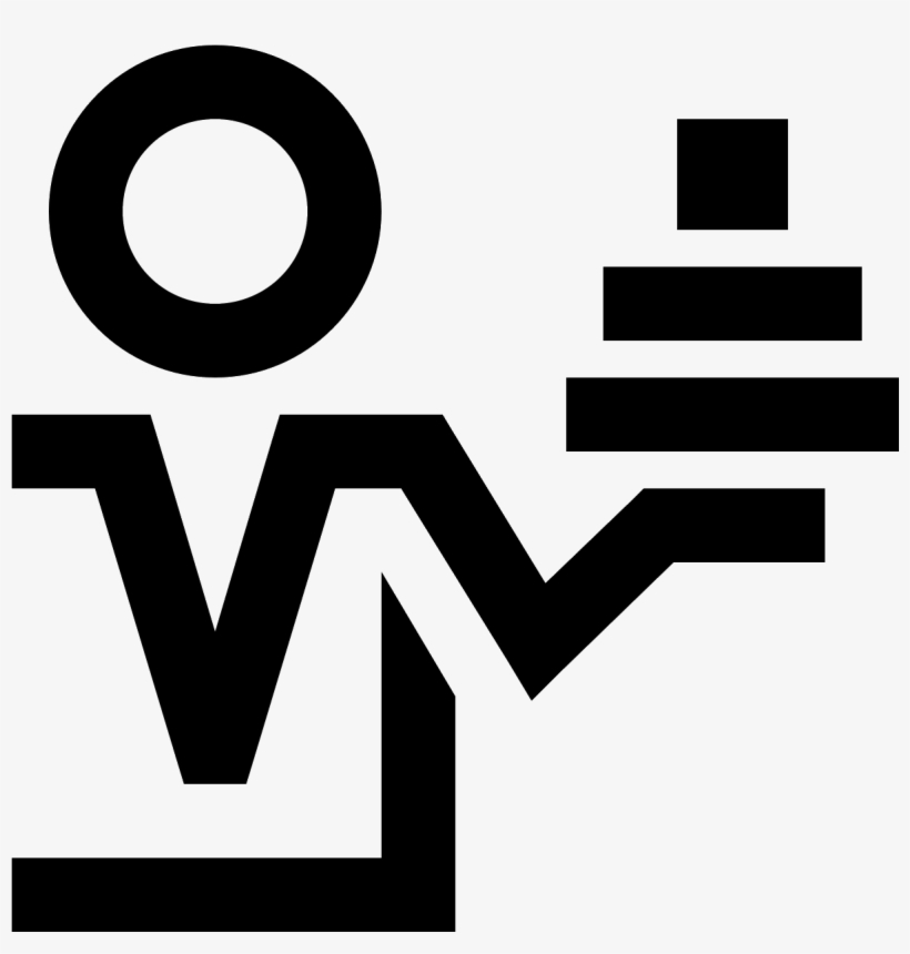 The Logo Is Of A Person From The Waist Up With Their - Waiter Icon, transparent png