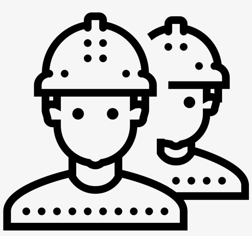 This Is An Image Of Two Construction Workers, One Of - Engineer Icon Png, transparent png