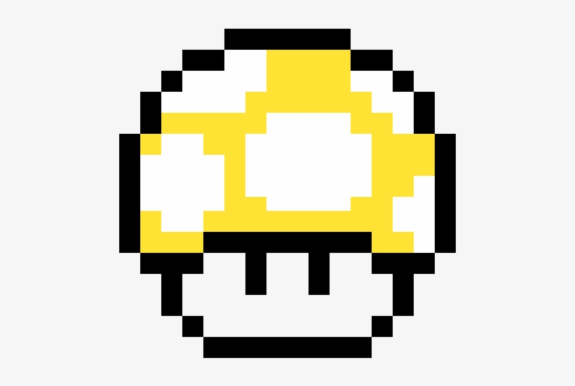 Yellow Supermario Mushroom - Super Mario World 1 Up Mushroom, transparent png