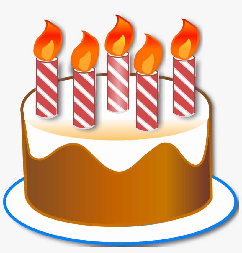 New Svg Image - Cartoon Birthday Cake 5, transparent png