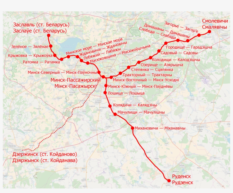 Minsk City Lines Map, transparent png