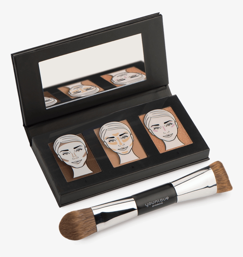 Younique Highlighter - Younique Sculpting Trio, transparent png