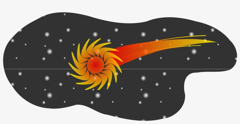 Star,meteorite - Space Asteroid Shower Curtain, transparent png