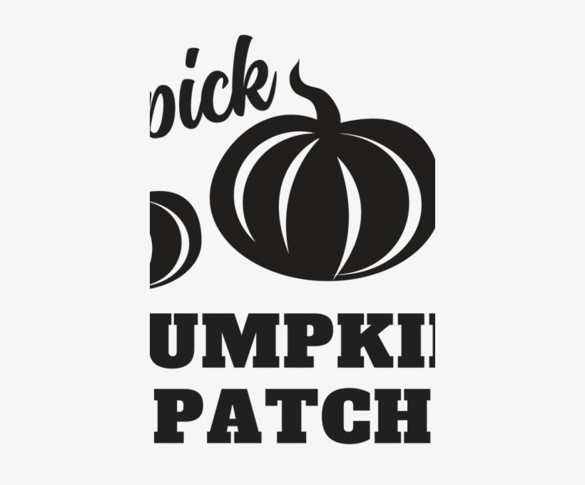 Fall Chalkboard Art With A Free Pumpkin Patch Stencil - Poster, transparent png