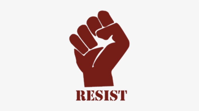 I Know I And Millions Of Americans Are In Mourning - Resist Fist, transparent png