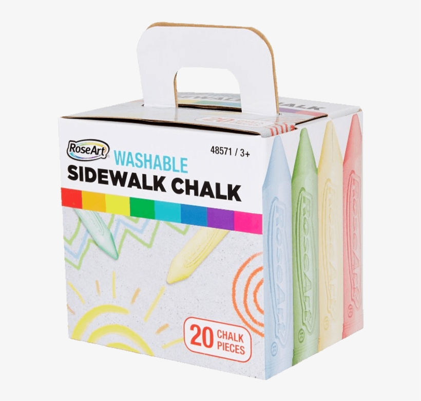 Washable Sidewalk Chalk - Roseart Chalk, transparent png